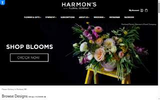 Harmon's Floral Company website