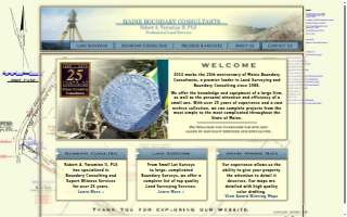 Maine Boundary Consultants website