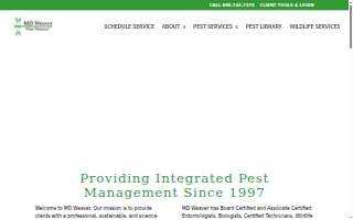 MD Weaver The Pest Reliever of Portland website
