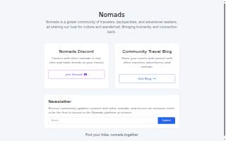 Nomads Adventure & Active Wear website