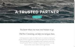 Old Port Consulting website
