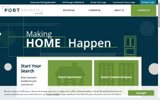 Port Property website