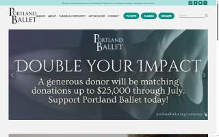 Portland Ballet website