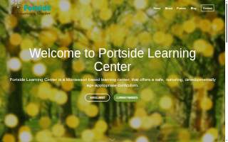 Portside Learning Center website