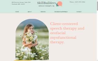 SkillBuilders Speech Therapy, PA of Portland website