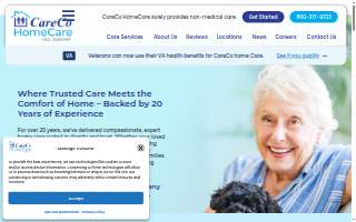CareCo Homecare website
