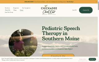 Chickadee Chatter Speech Therapy LLC website