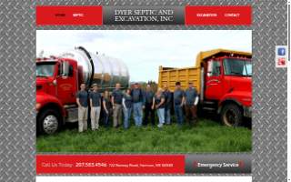 Dyer Septic Service website