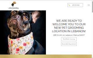 Grand Paws Pet Salon website