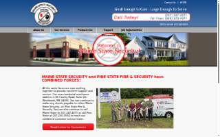 Maine State Security of Sanford website