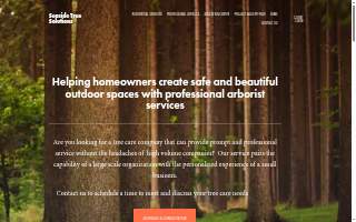 Seaside Tree Solutions website