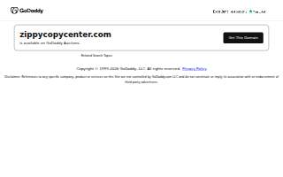 Zippy Copy Center website