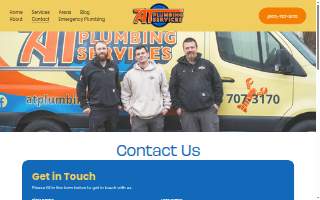 AT Plumbing Services, LLC website
