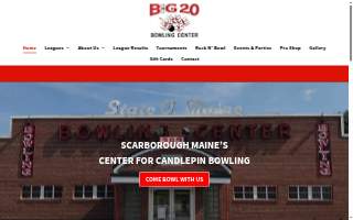 Big 20 Bowling Center website
