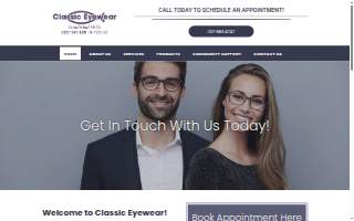 Classic Eyewear of Scarborough website