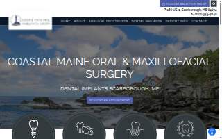 Coastal Maine Oral & Maxillofacial Surgery of Scarborough website