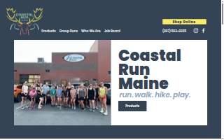Coastal Run Maine website