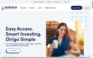 Dirigo Federal Credit Union of Auburn website