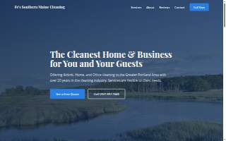 Fe's Southern Maine Cleaning website