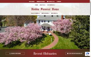 Hobbs Funeral Home of Scarborough website