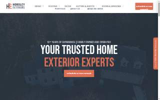 Horsley Exteriors LLC website