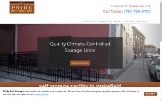 Pride Storage Solutions DBA Scarborough Mini Storage website