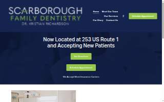 Scarborough Family Dentistry - Dr. Kristian Richardson, DDS website