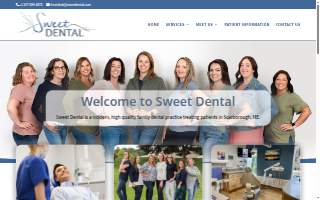 Sweet Dental website