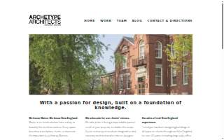 Archetype Architects of South Portland website
