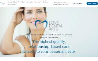 Love Dental Arts website