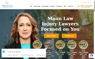 Mann Law LLC of South Portland website