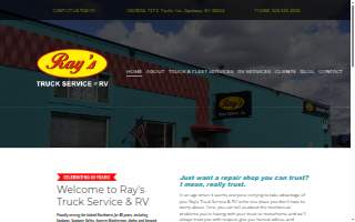 Ray's Truck Service website