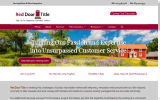 Red Door Title website