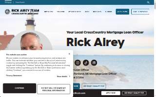 Richard Airey at CrossCountry Mortgage of South Portland website