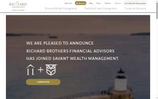 Richard Brothers Financial Advisors website