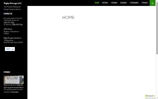 Rigby Storage website