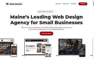 Southern Maine Web Design website