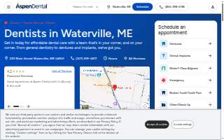 Aspen Dental of Waterville website