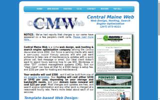 Central Maine Web website