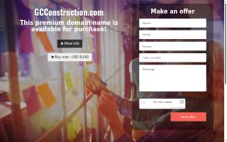 G&C Construction website