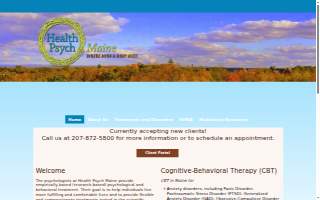 Health Psych Maine website