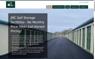 JMC Self Storage Waterville website