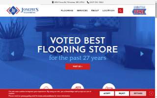 Joseph's Flooring website