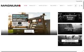 Magnum Truck Racks website