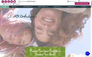 MK Orthodontics of Waterville website