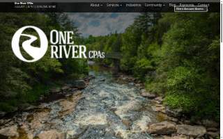 One River CPAs website