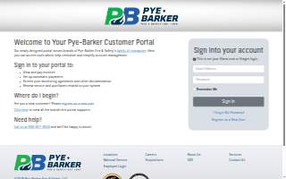 Pye-Barker Fire & Safety website