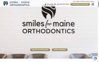 Smiles for Maine Orthodontics website