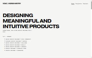 Vision Design Creative Services website