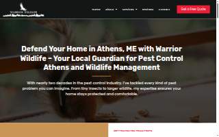 Warrior Wildlife website